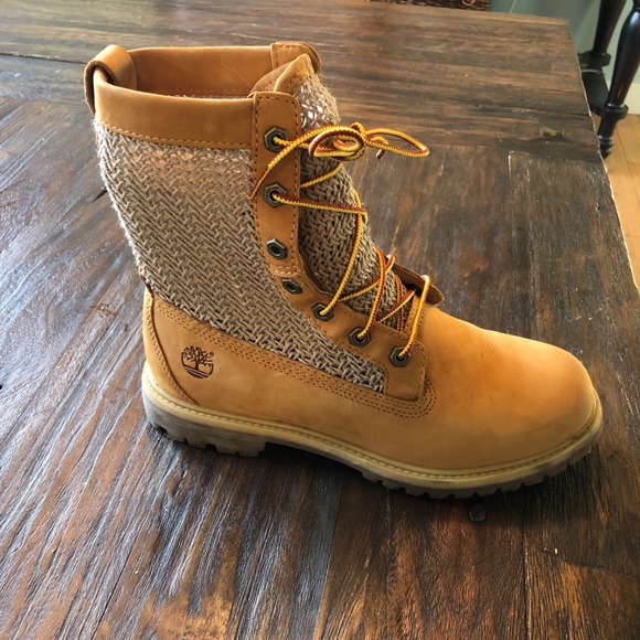 Timberland boots woven / knit / crochet - Picture 4 of 8